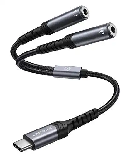 USB-C Klinke Adapter von JSAUX für Kopfhörer und Aux