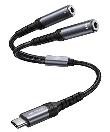 USB-C Klinke Adapter von JSAUX für Kopfhörer und Aux