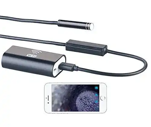 Endoskop Kamera 10m Somikon Inspektionskamera für iPhone und Android