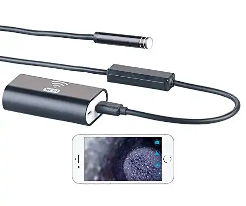 Endoskop Kamera 10m Somikon Inspektionskamera für iPhone und Android