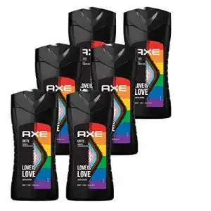 Axe Unisex Duschgel Unite Love is Love 6er Pack 6 x 250 ml