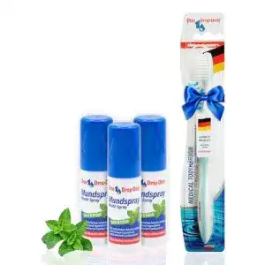 Mundspray One Drop Only antibakteriell im 3er Pack ohne Alkohol