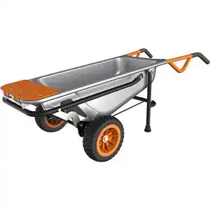 Multifunktionale Schubkarre WORX WG050 Aerocart für Gartenarbeiten