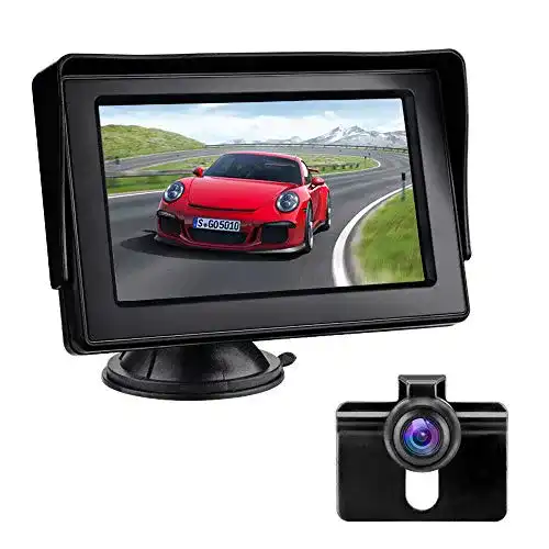 Rückfahrkamera Jansite mit Monitor – IP68 wasserdicht und einfach zu installieren