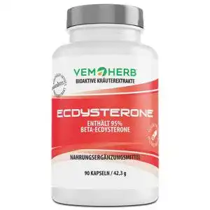 Ecdysteron Vemoherb 95% 500 mg mit Leuzea Extrakt 90 Kapseln