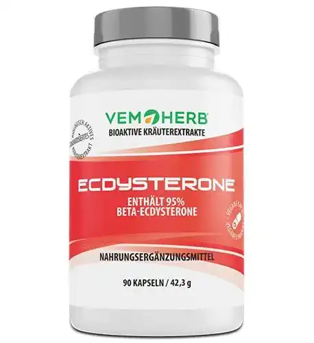 Ecdysteron Vemoherb 95% 500 mg mit Leuzea Extrakt 90 Kapseln