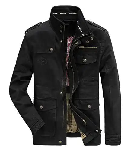 Übergangsjacke für Herren von MERCIYD mit Cargo-Design