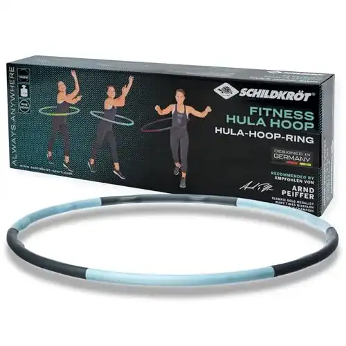 Hula-Hoop-Reifen Schildkröt 100 cm in SkyBlue-Anthrazit