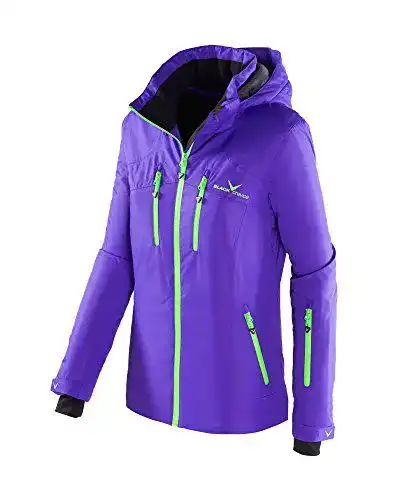 Skijacken für Damen von Black Crevice – Funktionsjacke in Liberty/grün