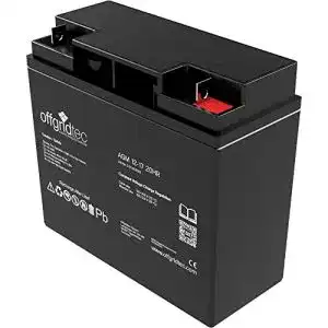 Solarbatterie Offgridtec 17Ah 12V AGM Bleiakku für verschiedene Anwendungen