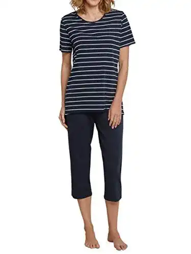 Pyjama Damen Set 3/4 Lang Kurz aus Baumwolle von Schiesser