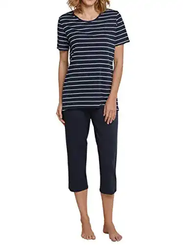 Pyjama Damen Set 3/4 Lang Kurz aus Baumwolle von Schiesser