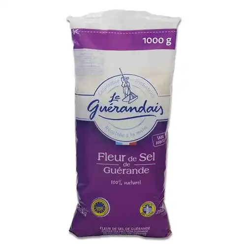 Meersalz Le Guérandais Fleur de Sel de Guérande 1000g grobes Salz