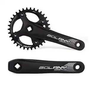 Kurbelgarnitur Bolany MTB 170mm mit Vierkantloch und 104BCD