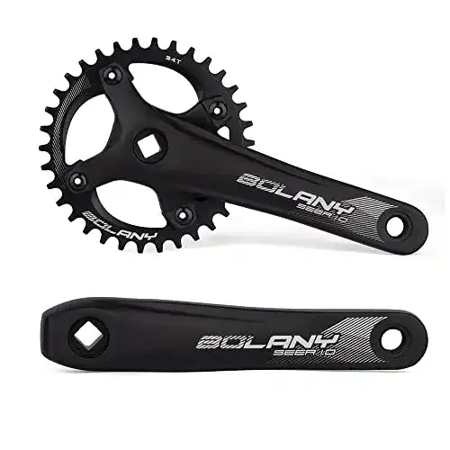 Kurbelgarnitur Bolany MTB 170mm mit Vierkantloch und 104BCD