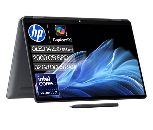 HP Convertible OmniBook Ultra Flip Laptop mit Intel Core und KI-Funktionen