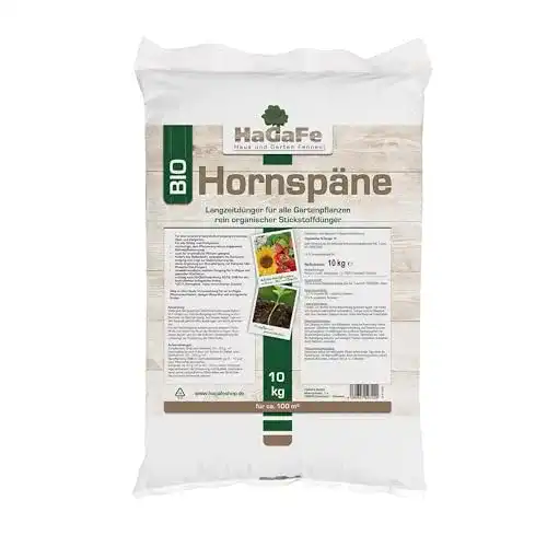 Hornspäne HaGaFe Bio organischer Gartendünger ohne chemische Beimischungen