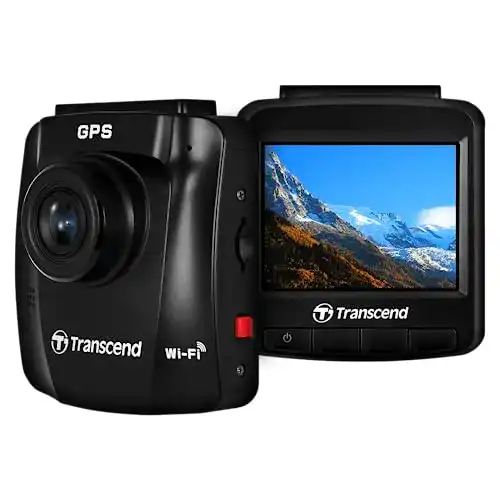 Transcend DrivePro 250 Dashcam mit GPS und 140 Grad Blickwinkel