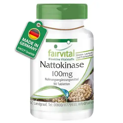 Nattokinase Fairvital 2000 FU – 100 mg pro Tablette, hochdosiert