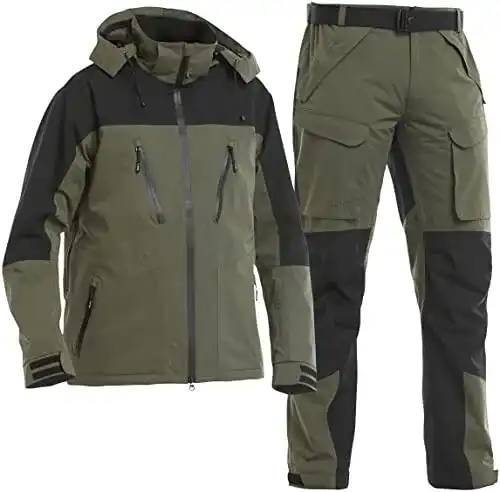 Thermoanzug für Angler – Fladen Outdoor Authentic 2.0 in Grün-Schwarz