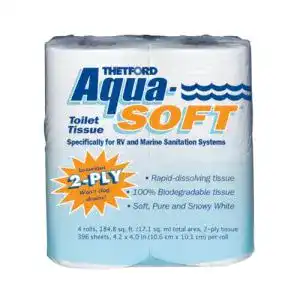 Selbstauflösendes Toilettenpapier Thetford Aqua-Soft 03300 für Reisemobile und Boote