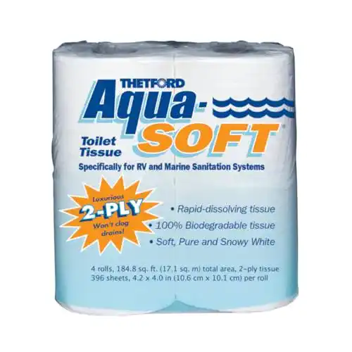 Selbstauflösendes Toilettenpapier Thetford Aqua-Soft 03300 für Reisemobile und Boote