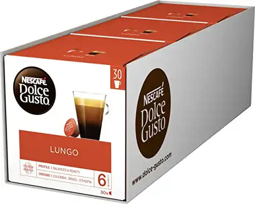 Kaffeekapseln Nescafé Dolce Gusto Lungo aus 100% Arabica Bohnen