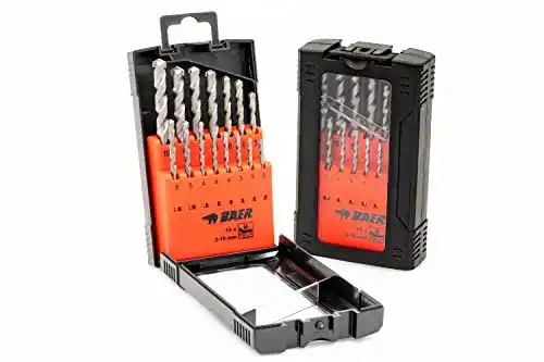 Steinbohrer Baer Set 15-teilig Ø 310 mm Betonbohrer mit Hartmetallspitze