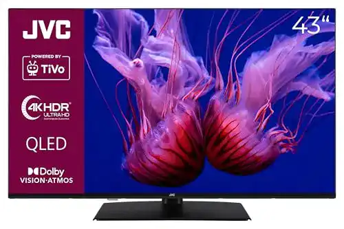 JVC QLED Fernseher 43 Zoll Smart TV mit TiVo (4K UHD)