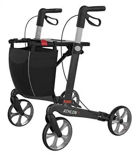 Leichter Rollator Rehasense Carbon Athlon SL Größe M für mehr Mobilität