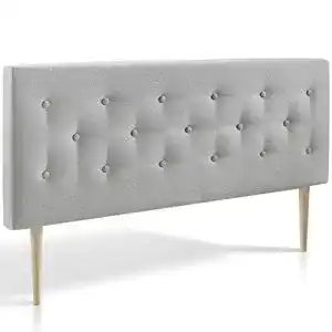 Bettkopfteil Marckonfort Oslo, 140 x 100 x 8 cm, grau