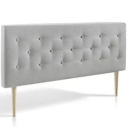 Bettkopfteil Marckonfort Oslo, 140 x 100 x 8 cm, grau