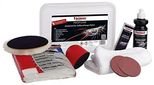 Scheinwerfer Aufbereitungs-Set von Sonax 405841 Profiline