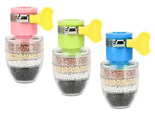 Wasserfilter für Wasserhahn EACHPT 3 Stück Mini