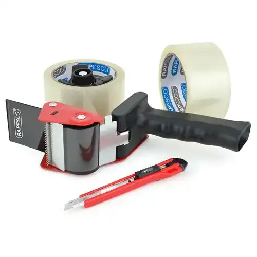 Packbandabroller Rapesco 1557 mit antibakterieller Technologie