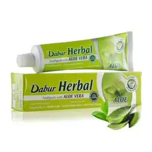 Aloe Vera Zahnpasta von Dabur – Ayurvedische Kräuter Naturals 100ml