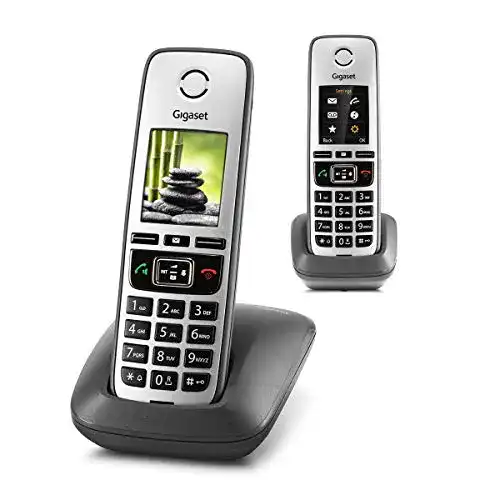 Gigaset Telefonanlage Family mit 2 schnurlosen DECT-Telefonen
