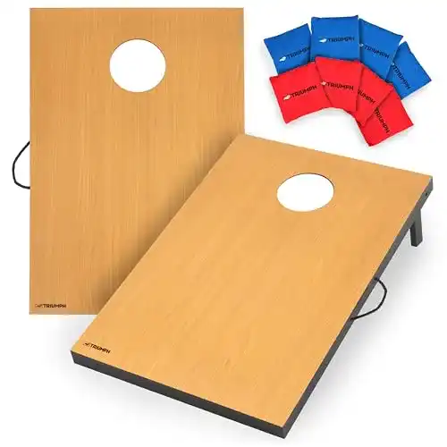 Cornhole Triumph Sports Premium Set 2×3 für Freizeitaktivitäten