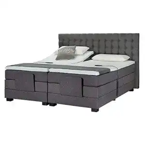 Boxspringbett 180×200 cm mit 7-Zonen TFK und Visco-Topper