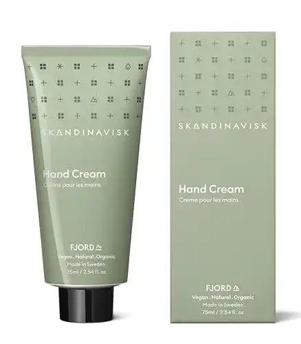 Vegane Handcreme Skandinavisk Fjord mit Apfel- und Birnenblüte, 75 ml