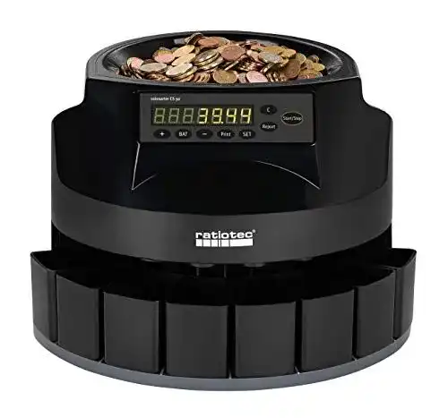 Münzzähler Ratiotec 00946954 Münzzähl- und Sortiermaschine CS 50