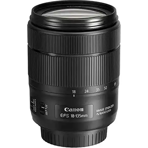 Canon EF-S 18-135mm F3.5-5.6 IS USM Objektiv für vielseitige Fotografie