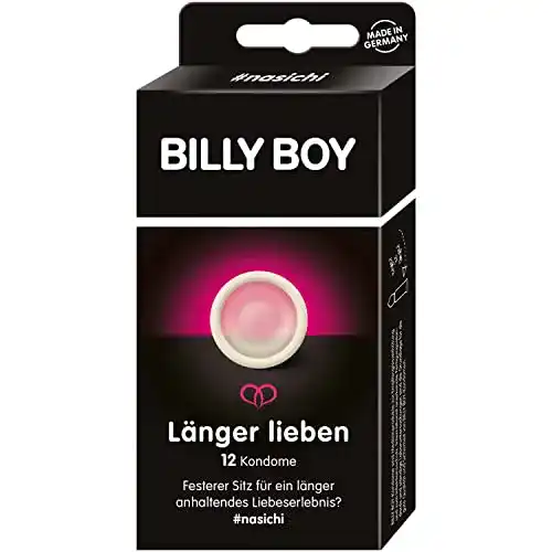 Kondom Billy Boy Länger Lieben, Transparent, 12 Stück