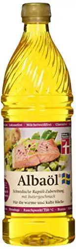 Albaöl – Schwedische Rapsölzubereitung mit Buttergeschmack