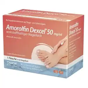 Amorolfin Nagellack Dexcel 50 mg/ml Lösung zur Behandlung von Nagelpilz