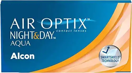 Monatslinsen Air Optix Night & Day Aqua, 6 Stück, BC 8.6 mm