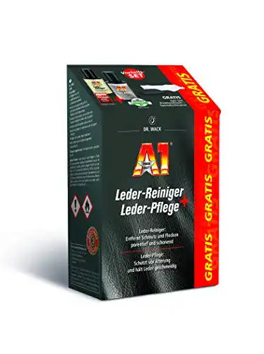 Lederpflege-Set Dr. Wack A1 Leder-Reiniger und A1 Leder-Pflege