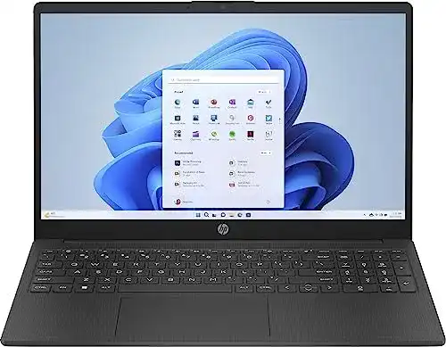 HP Laptop 15 Zoll mit 15,6 Zoll FHD Display und AMD Athlon Gold
