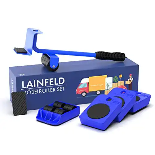 Möbelheber Lainfeld mit Möbelroller und 2 Anti-Rutsch-Pads