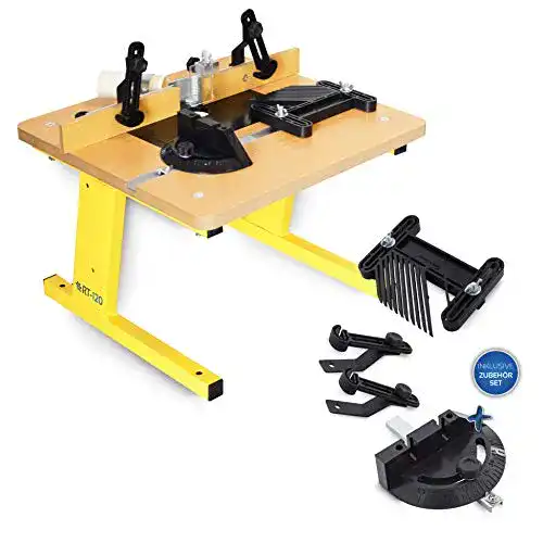 Oberfräsentisch Bamato RT-120 mit Gehrungsanschlag und Zubehör